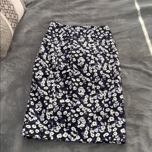 Express high waist floral pencil skirt 00